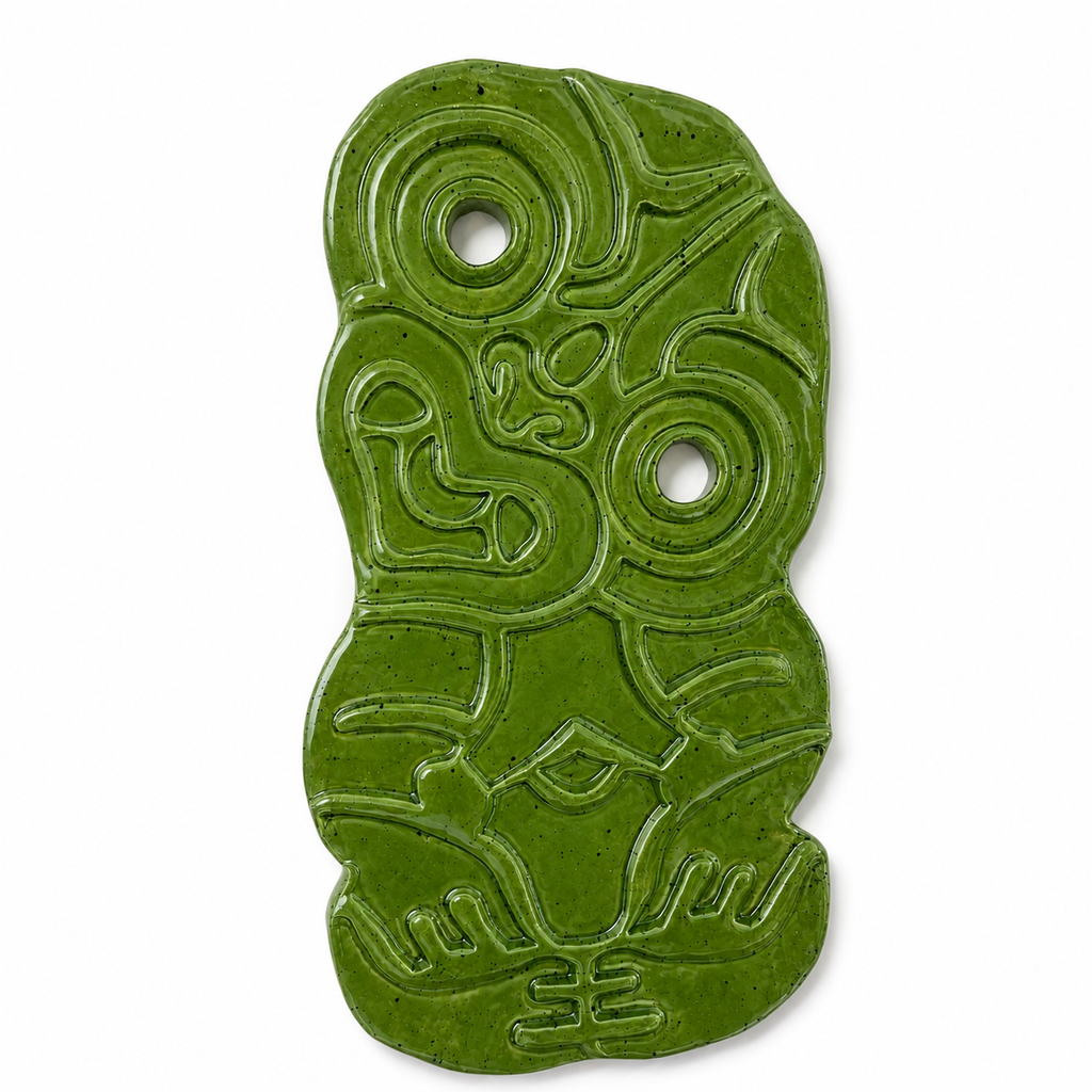 Speckled Kākāriki Tiki