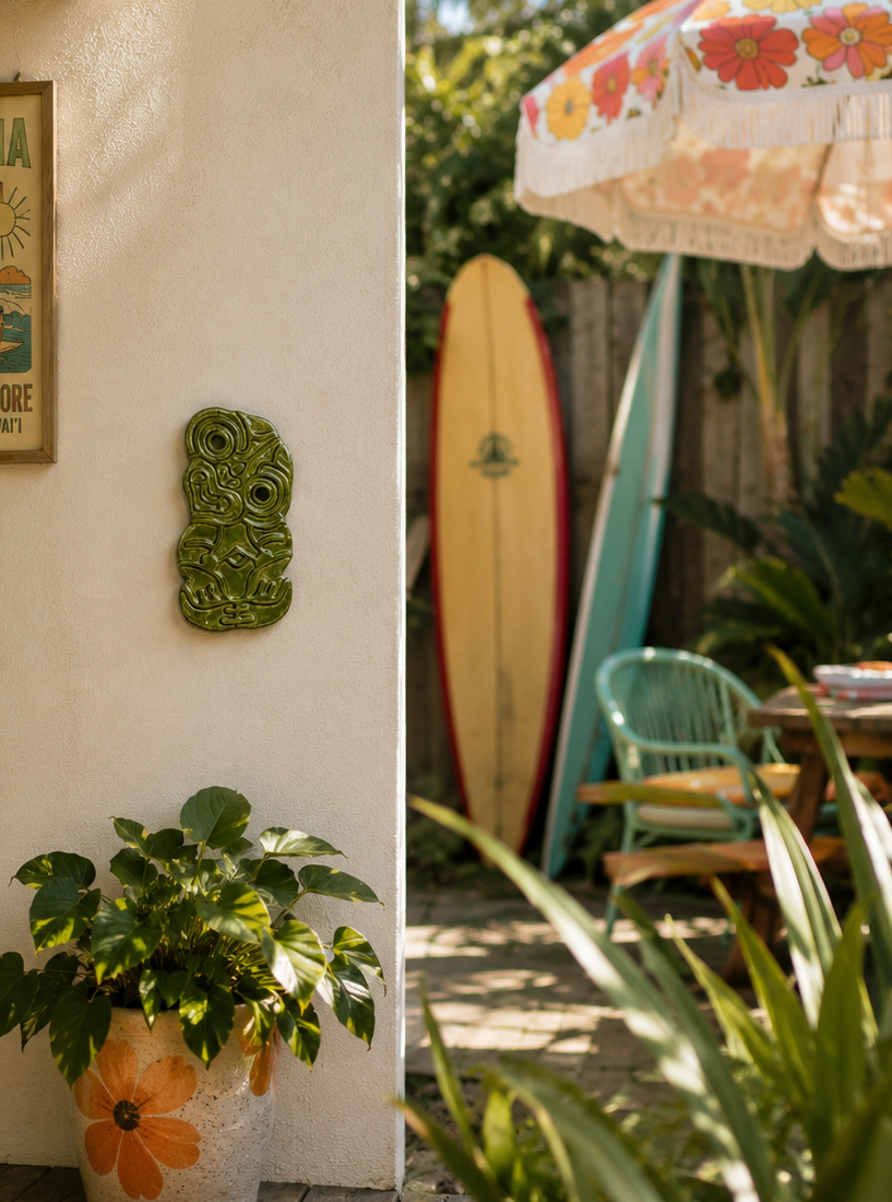 Speckled Kākāriki Tiki