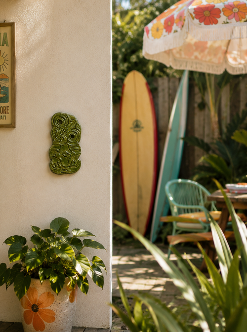 Speckled Kākāriki Tiki